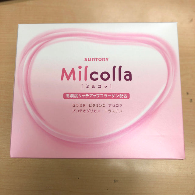 Milcolla SUNTORY 高濃度豐富膠原蛋白 保證正貨 東京直送 30包/約30日分