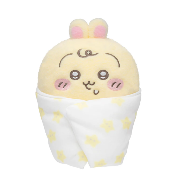 Chiikawa 嬰兒襁褓毛絨玩具(Hachiware)網站優惠