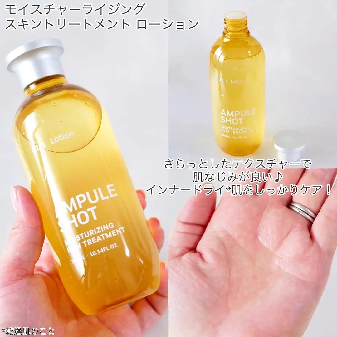 AMPULE SHOT TREATMENT 保濕濃縮煥彩黃金爽膚水 浸透型 進化型 Q10 維他命C 透導體LDK2023 1st