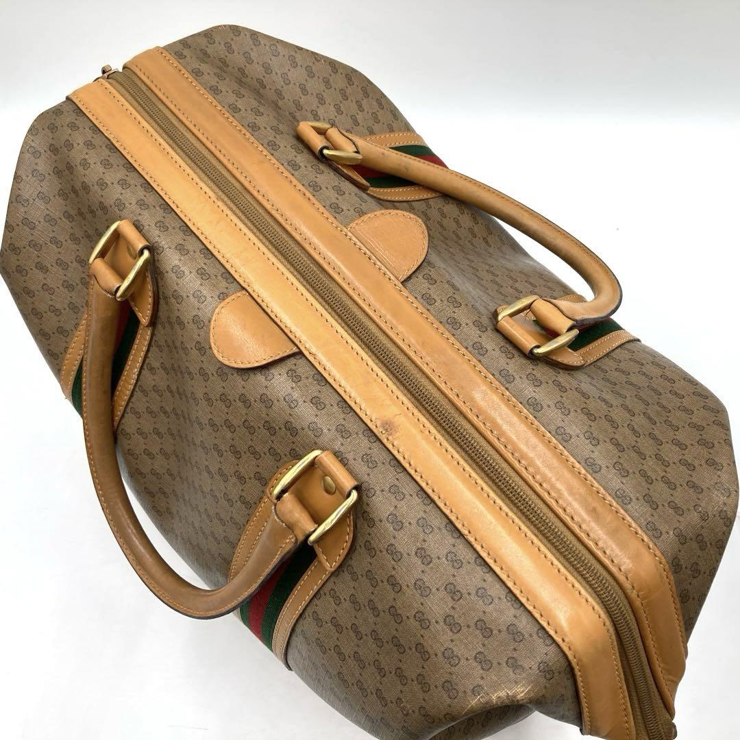 GUCCI 波士頓包 Sherry Line 皮夾 旅行包 皮革 PVC GUCCI品牌頁面 Made in Italy 全新價$33,800
