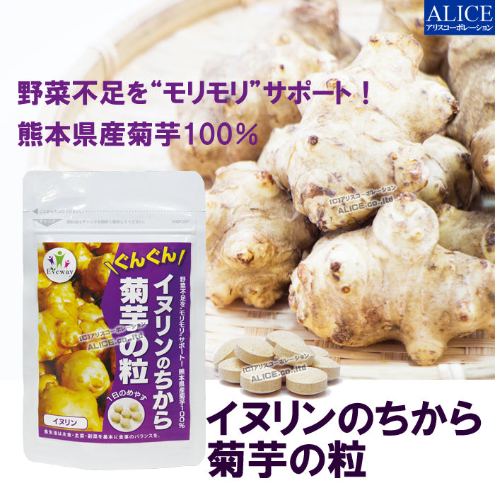 日本菊芋 之粒 180粒 (一包一個月份) - 東京雜貨店 Chocodream_JP