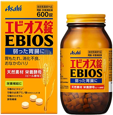 朝日Ebios腸道調節益生菌劑600錠