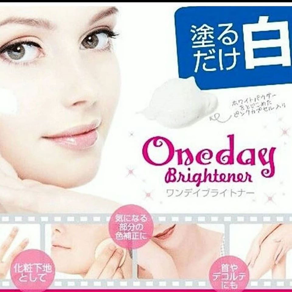 白肌 onedaybrighter 北海道乳霜 Oneday Brightener白肌身體美白乳液 臉手腳可用 - 東京雜貨店 Chocodream_JP