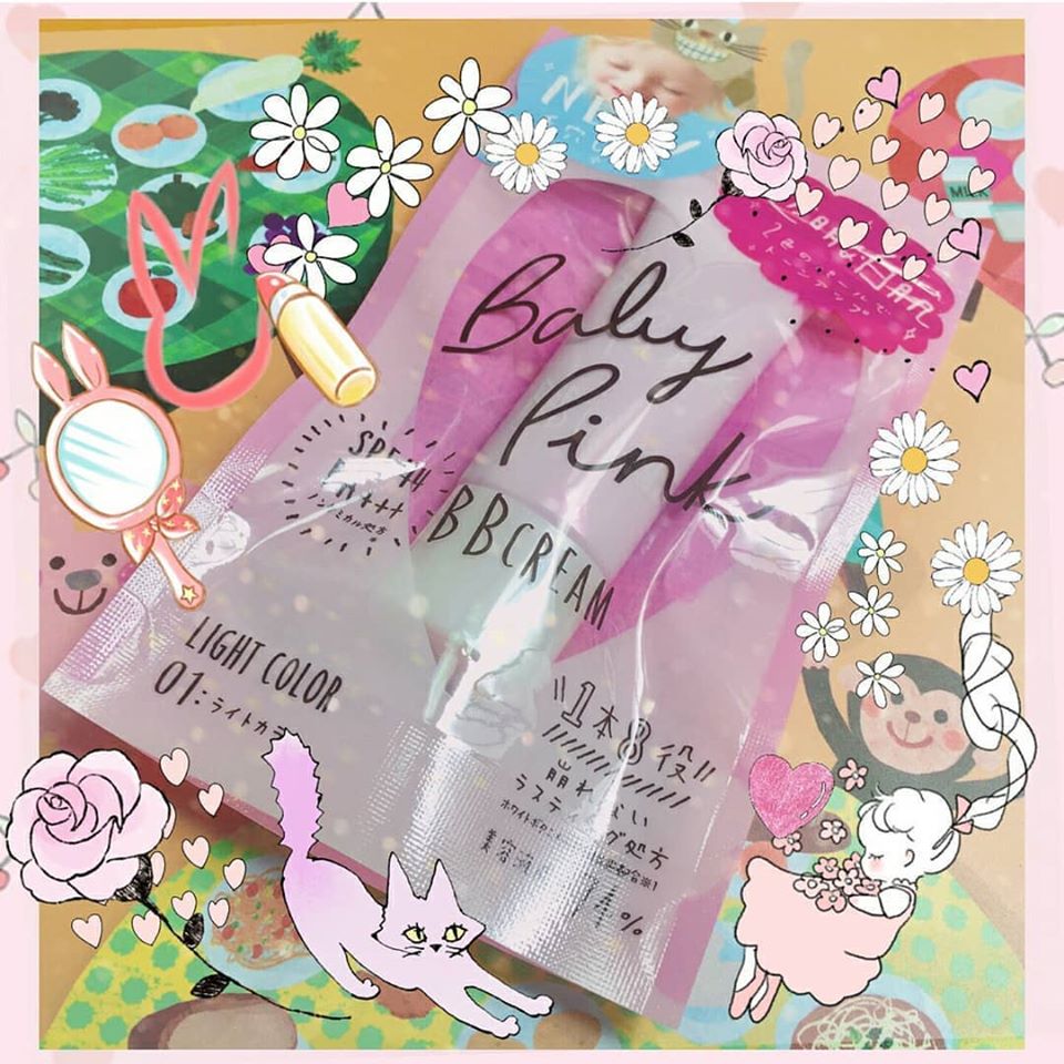 日本 BABY PINK 特別小顏版 BB霜 隔離霜 飾底乳 粉底液 - 東京雜貨店 Chocodream_JP