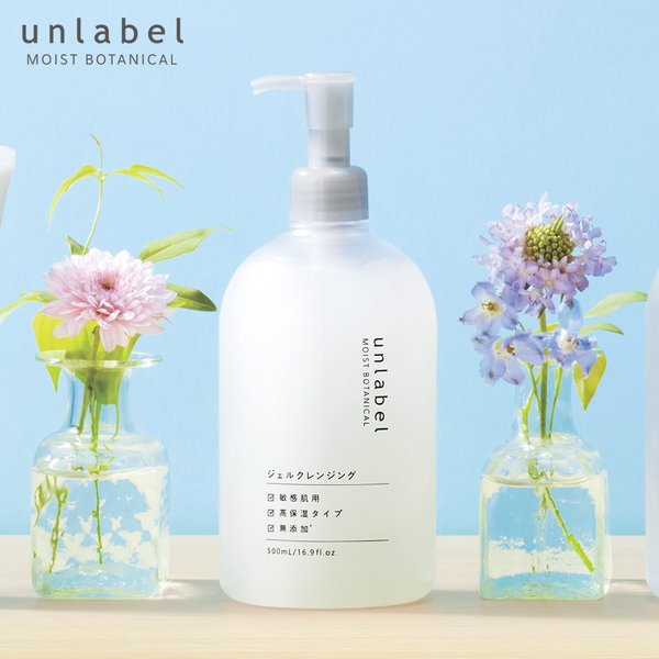 unlabel 日本製 Unlabel Moist Botanical Gel Cleansing 500ml