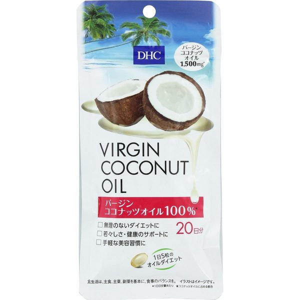 DHC - 椰子油膠囊 潤腸排便 20日(100粒) x 2包** 包平郵 - 東京雜貨店 Chocodream_JP