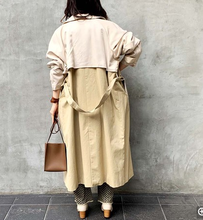 Twill Color Trench Coat 斜紋彩色風衣 RUMOR