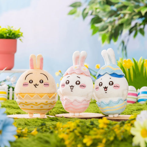 復活節Chiikawa 彩色蛋圖案的可愛吉祥物 [送指定京都Chiikawa價值$208)
