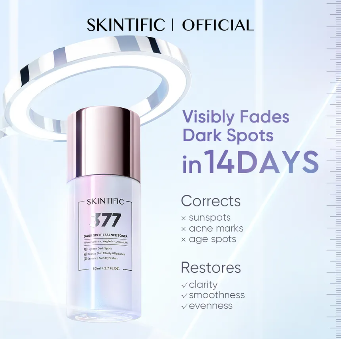 SKINTIFIC - 377 淡斑精華爽膚水