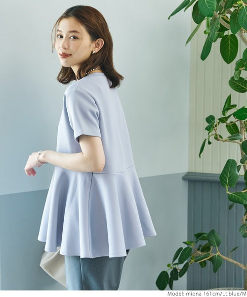 Coca tシャツ Tシャツ 段ボール裾フリルトップス