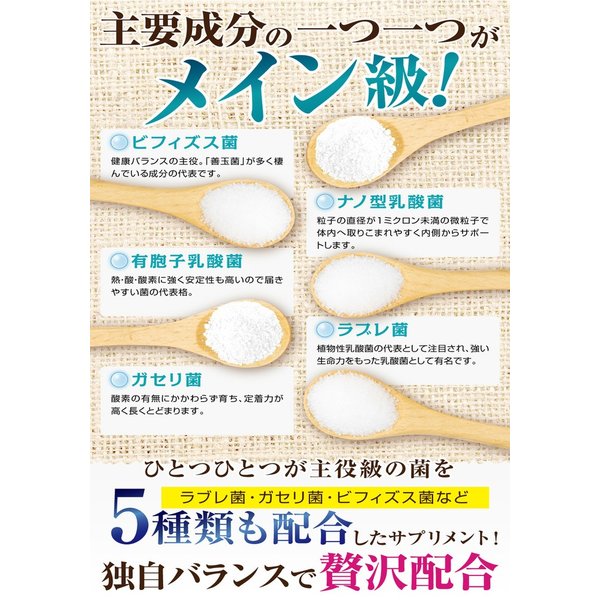 乳酸菌補充劑乳鐵蛋白補充劑Gassell細菌補充劑 - 東京雜貨店 Chocodream_JP